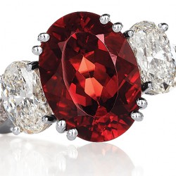 HAMILTON-Hank B. Siegeli-Congo bague-diamants-andesine
