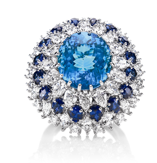 HARRY WINSTON-Paraiba Tourmaline-saphire-diamants