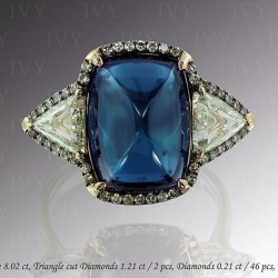 IVY-Tourmaline 8.02ct-diamants-or