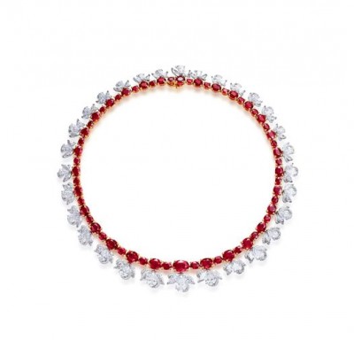 J.W. CURRENS #ruby #diamaond #necklace #Rubis #Diamant #Collier