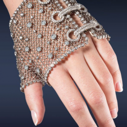 JACOB & CO-Collection the Rare Touch-gant en platine et diamants