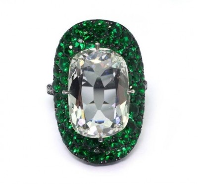 JAR-bague-diamant-émeraudes