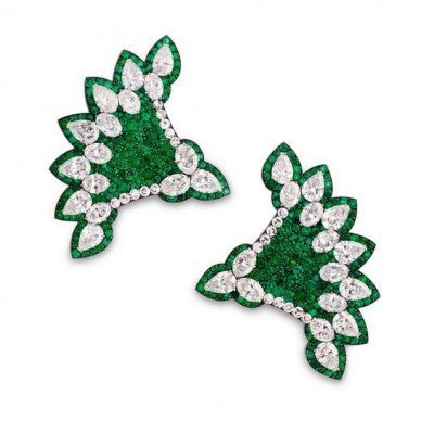 JAR-emeralds-diamonds-earings-boucles d'oreilles-émeraudes-diamants
