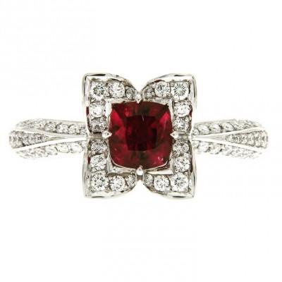 KAT FLORENCE--Collection Fall & winter 2015-2016-Bague-Bixbite-diamants-or blanc