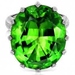 KAT FLORENCE-Collection Fall & winter 2015-2016-bague-tourmaline Chrome-diamants-or blanc