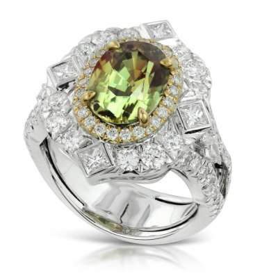 KAT FLORENCE-Collection Winter 2014-bague-Alexandrite-or blanc-diamants