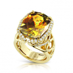 KAT FLORENCE-Collection Winter 2014-bague-Sphene-or-diamants