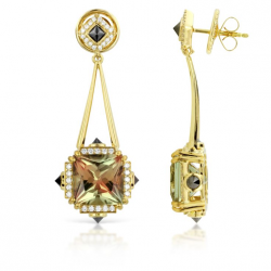 KAT FLORENCE-Collection Winter 2014-boucle d'oreille-Zulatite-or jaune-diamants