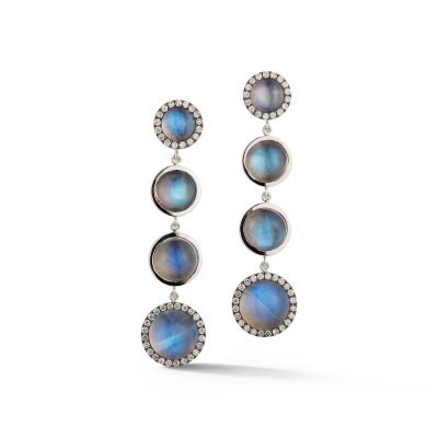 #KATHERINE JETTER #Earrings #Moonstones #Diamonds