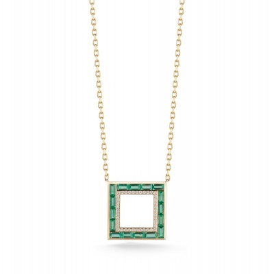 #KATHERINE JETTER #Emerald #Diamonds #Pendant #Emeraude #Diamants #Pendentif