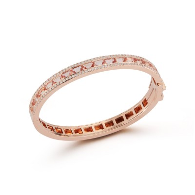 #KATHERINE JETTER #Imperial Topaz #Origami Bangle #Topaze Imperiale #Diamonds #Diamants