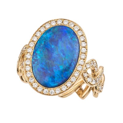 #KATHERINE JETTER #Ring #BlackOpal #Diamonds