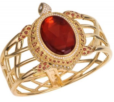 #KATHERINE JETTER #Ring #FireOpal OrangeSapphires #Diamonds