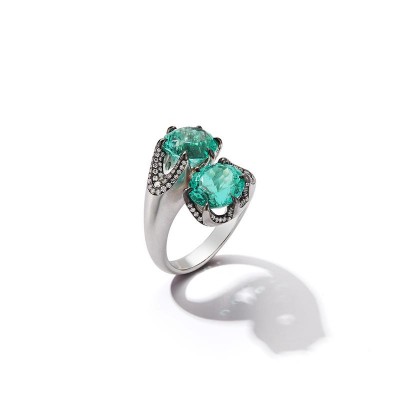 #KATHERINE JETTER #Ring #ParaibaTourmaline #Diamonds