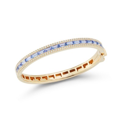 #KATHERINE JETTER #Tanzanite #Origami Bangle #Diamonds #Diamants