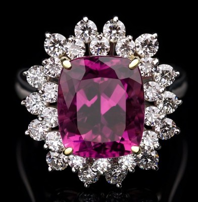KREMENTZ Richard-broche-Tourmaline-diamants