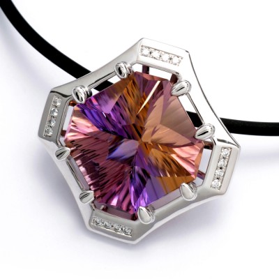 LAUREN ELISABETH-Ametrine Anahi Bolivia-pendentif