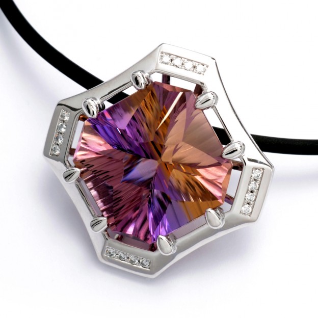 LAUREN ELISABETH-Ametrine Anahi Bolivia-pendentif