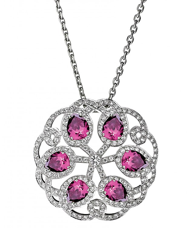 LORENZA-Pendentif shereazade-tourmalines Cruzeiro
