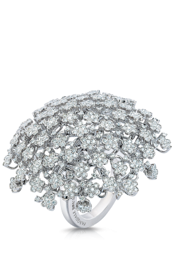 PASCALE BRUNI-Bague collection Prato Fiorito-or blanc-diamantsni