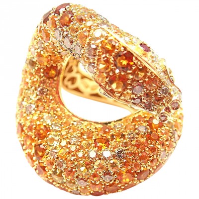 PASCALE BRUNI-bague saphirs
