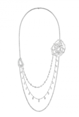 PIAGET-Collection Couture Precieuse-Sautoir-or blanc-diamants