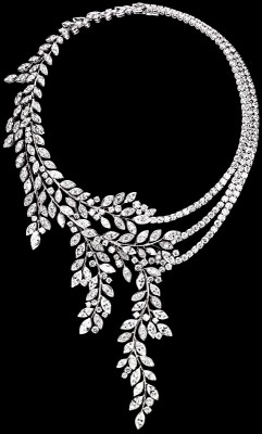 PIAGET-Collection Limelight-collier Garden Diamond Garland-or blanc-diamants,