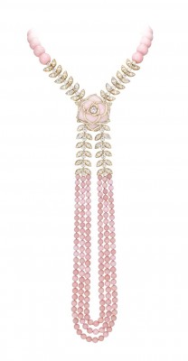 PIAGET-Collection Rose-collier Passion-or rose-opale-diamants