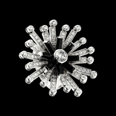 PIAGET-bague collection luxury jewellery-diamant-spinelle-or blanc