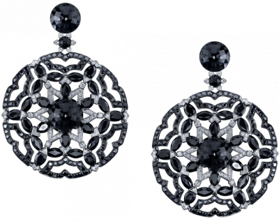 PROCOP Robert-Collection American Glamour-boucles d'oreilles-spinelles-diamants
