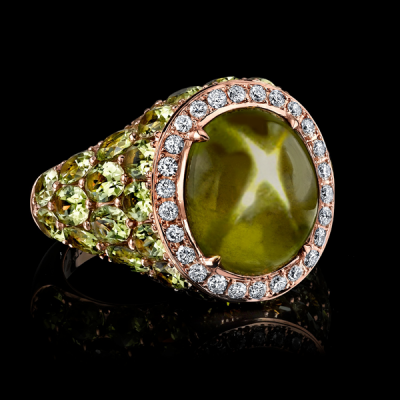 PROCOP Robert-Collection American Glamour-péridot étoilé-péridot-diamants