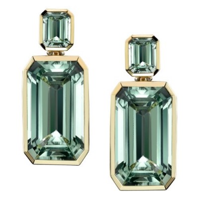 PROCOP Robert-Collection Jolie Boucles d'oreilles-Beryl vert
