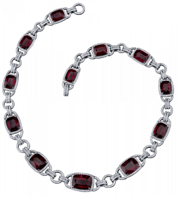 PROCOP Robert-Collection Parisian Collection-collier-Rubellites-diamants