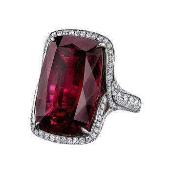 PROCOP Robert-Collection Parisian collection-bague cocktail-Rubellite-diamants