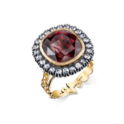 RICARDO BASTA diamants-zircon rouge