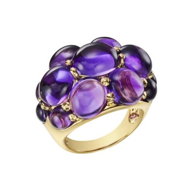 SEAMAN SCHEPPS-or-Cabochon-Amethyste-bague