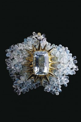 TONY DUQUETTE-Bracelet-Aigue marine-orte,