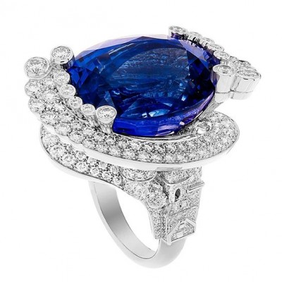 #VAN CLEEF & ARPELS #Bague #ring #'Ballet précieux' sapphire #saphir #diamonds #diamants
