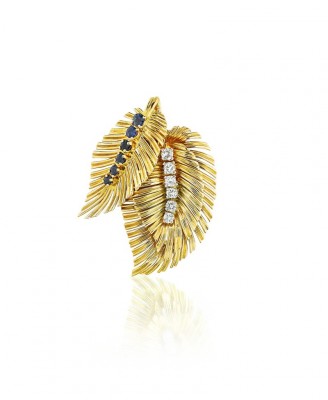 #VAN CLEEF & ARPELS #Broche #Pendentif #Saphirs #Diamants #Sapphire #Diamond #brooch-pendant
