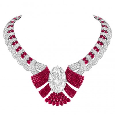 #VAN CLEEF & ARPELS #Collier #rubis #diamants #necklace #rubies #diamonds
