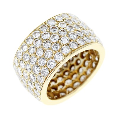 #VAN CLEEF & ARPELS #Gold #Diamond #Band Ring #Or #Diamant #Bague