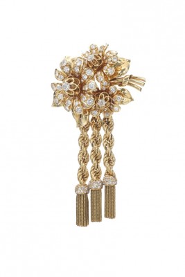 #VAN CLEEF & ARPELS #Gold #Diamonds #Diamants #brooch