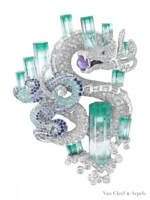 VAN ClEEF & ARPELS,diamants,émeraudes