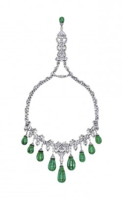 VAN ClEEF & ARPELS-collier-diamants-émeraudes