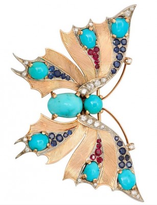 VAN ClEEF & ARPELS-diamants-turquoises-saphirs-rubis