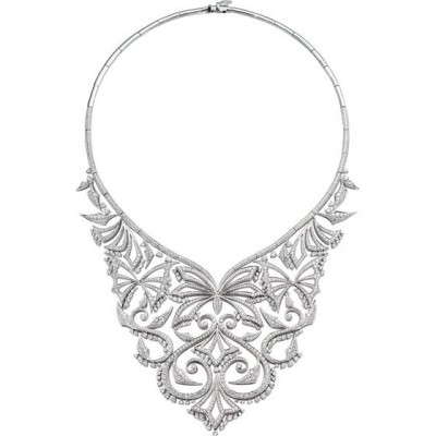 WEBSTER STEPHEN-Collection Couture Voyage-collier Russia-or blanc-diamants