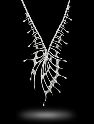 WEBSTER STEPHEN-Collection Jewels Verne-collier-or blanc-diamants