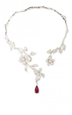 WENDY YU-Rubellite-diamants-or blanc
