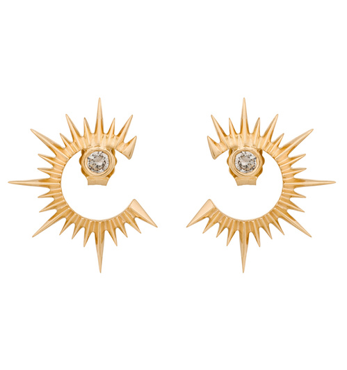 CELINE DAOUST-diamants-boucles d'oreilles