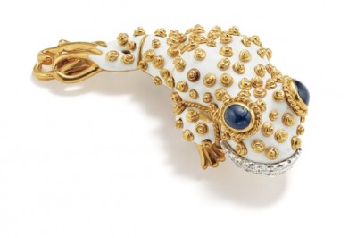 #DAVID WEBB #Diamond #Sapphire #Enamel #Platinum #Gold #Brooch #Diamant #Saphir #Email #Platine #Or #Broche